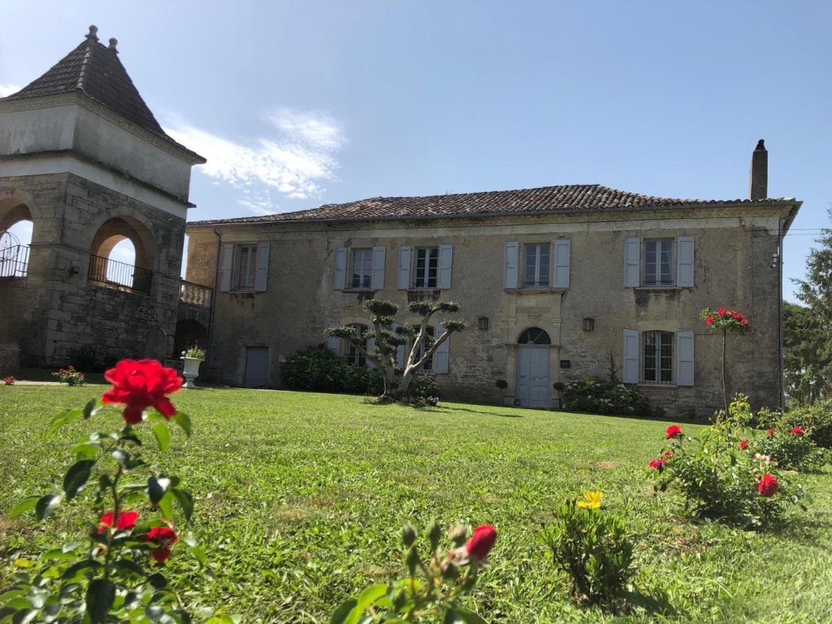 Bed and Breakfast Domaine De Monplaisir Caylus Exterior foto